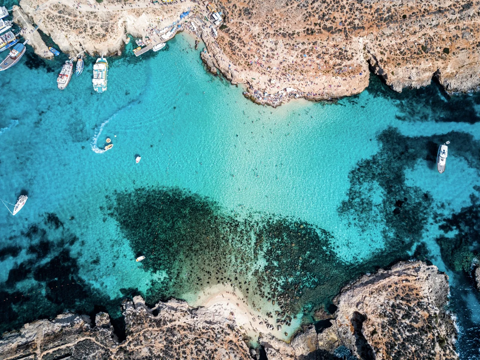 Sliema or St Paul's: Gozo, Comino & Blue Lagoon Ferry Cruise